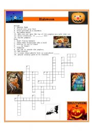 English Worksheet: Halloween