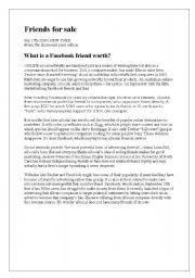 English Worksheet: business english  reading 