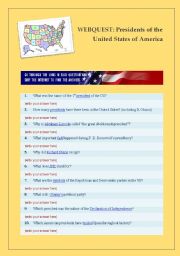 English Worksheet: Presidents of the U.S.A
