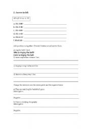 English Worksheet: 6 grade