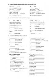 English Worksheet: REVIEW ELEMENTARY LEVELS