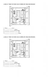 English Worksheet: there is there are