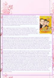 English worksheet: Little Secrets Movie Summary