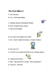 English Worksheet: Post Office Story 2