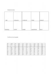 English worksheet: SCHOOL SUPPLIES