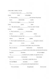 English worksheet: Professions