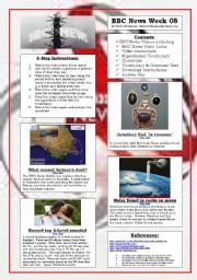 English Worksheet: BBC News Videos Week 8