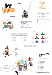 English Worksheet: HALLOWEEN