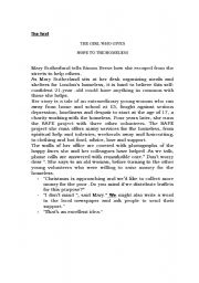 a test about voluntary work ( 4 pages )