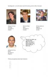 English Worksheet: Describing People