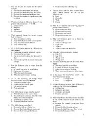 English Worksheet: Robinson Cruso