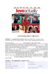 English Worksheet: Love Actually: the movie