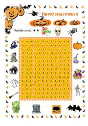 HALLOWEEN WORDSEARCH