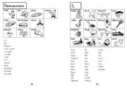 English Worksheet: A5 Picture Dictionary 25