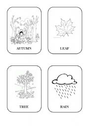 Autumn flashcards