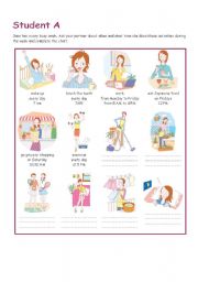 English Worksheet: Jane has a busy schedule - Simple Present - Oral practice