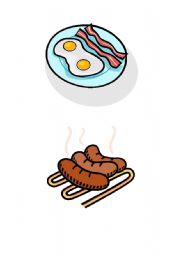 English Worksheet: breakfast flashcards