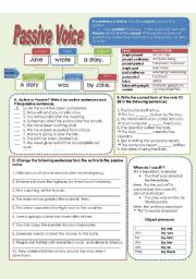 English Worksheet: Passive Voice