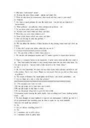 English Worksheet: environment