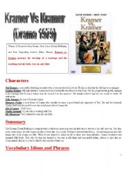 English Worksheet: Kramer Vs Kramer