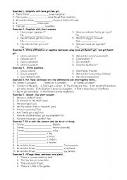 English Worksheet: have got