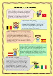 English Worksheet: Country worksheet