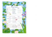 English Worksheet: Present Simple (do) chart