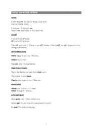 English Worksheet: easily confused words 