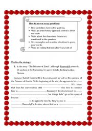 English worksheet: writing 