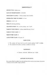 English Worksheet: can 