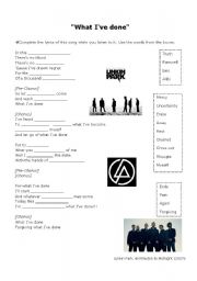 English Worksheet: Linkin Park 