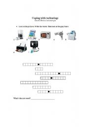 English worksheet: Technology