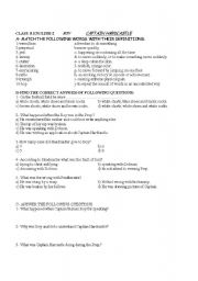 English Worksheet: exam