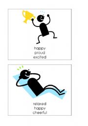 English Worksheet: Emoticons flashcards