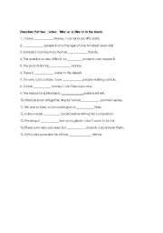 English Worksheet: Little, A little, Few, A Few Test