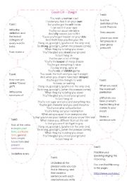 English worksheet: Good girl- Zoegirl