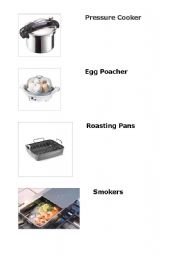 English Worksheet: Kitchen Cookware