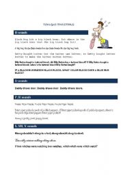 English Worksheet: Tongue Twister (3 pages)