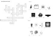 English worksheet: HALLOWEEN CRISS-CROSS AND WORDSEARCH (2 pages)