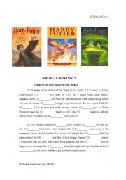 English Worksheet: Harry Potter