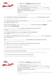 English worksheet: dexter credits worksheet