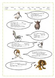 English Worksheet: Animals vocabulary