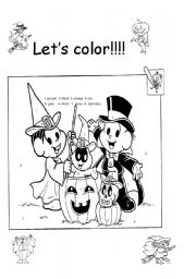 English Worksheet: HALLOWEEN NIGHT!!!!