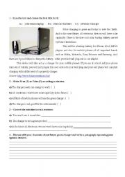 English Worksheet: future inventions
