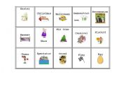 English worksheet: Card game - celebrations