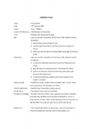 English Worksheet: 