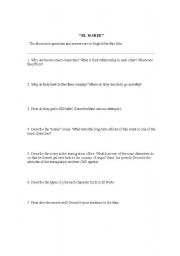 English Worksheet: El Norte