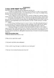 English Worksheet: GRAMMAR REVISION WORKSHEET