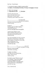 English worksheet: My way - Frank Sinatra Present Perfect - Experience