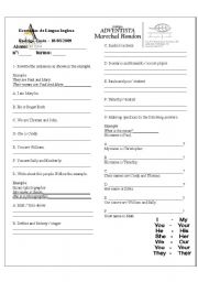 English Worksheet: Nouns and occupations